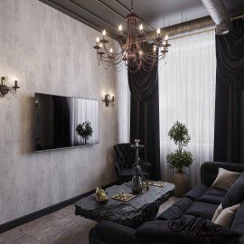 Дизайн интерьера кальянной Hookah Place | Портфолио